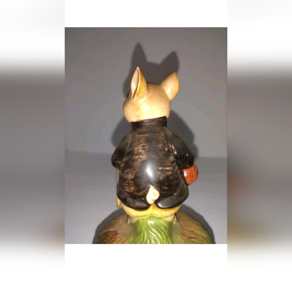 SCHMID BEATRIX POTTER "PIGLING BLAND" MUSICAL FIGURINE " KING OF THE ROAD " - Picture 5 of 5